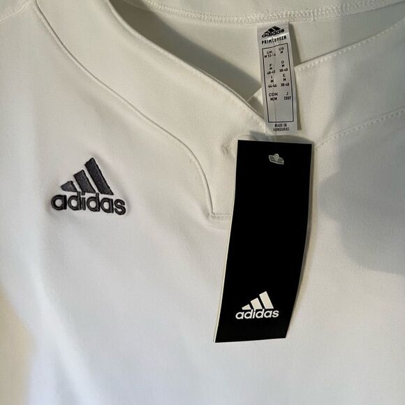 Adidas Women’s Top Jersey w Button And Vented Underarm NWT. - Picture 3 of 5